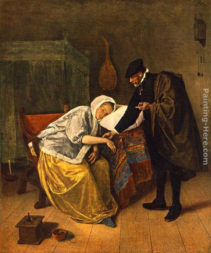 The Doctor and His Patient painting - Jan Steen The Doctor and His Patient art painting
